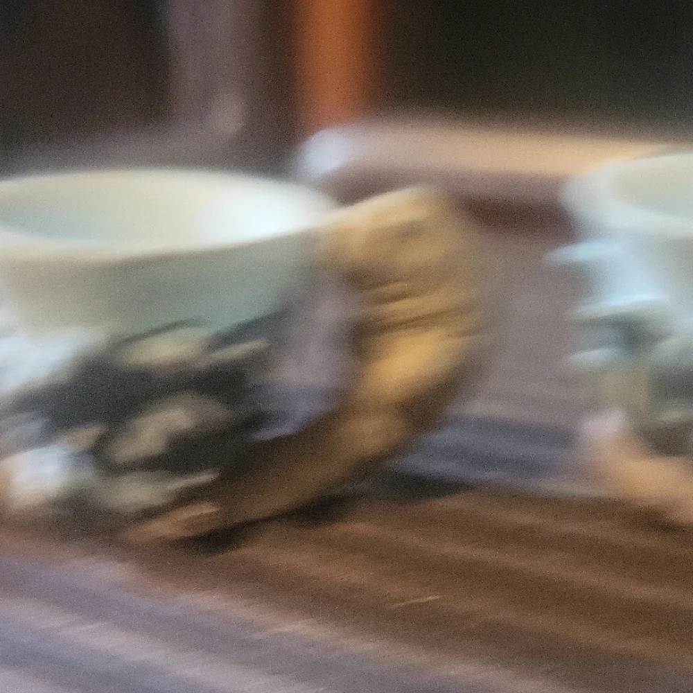 Blue and Gray Small Pet Bowl Set